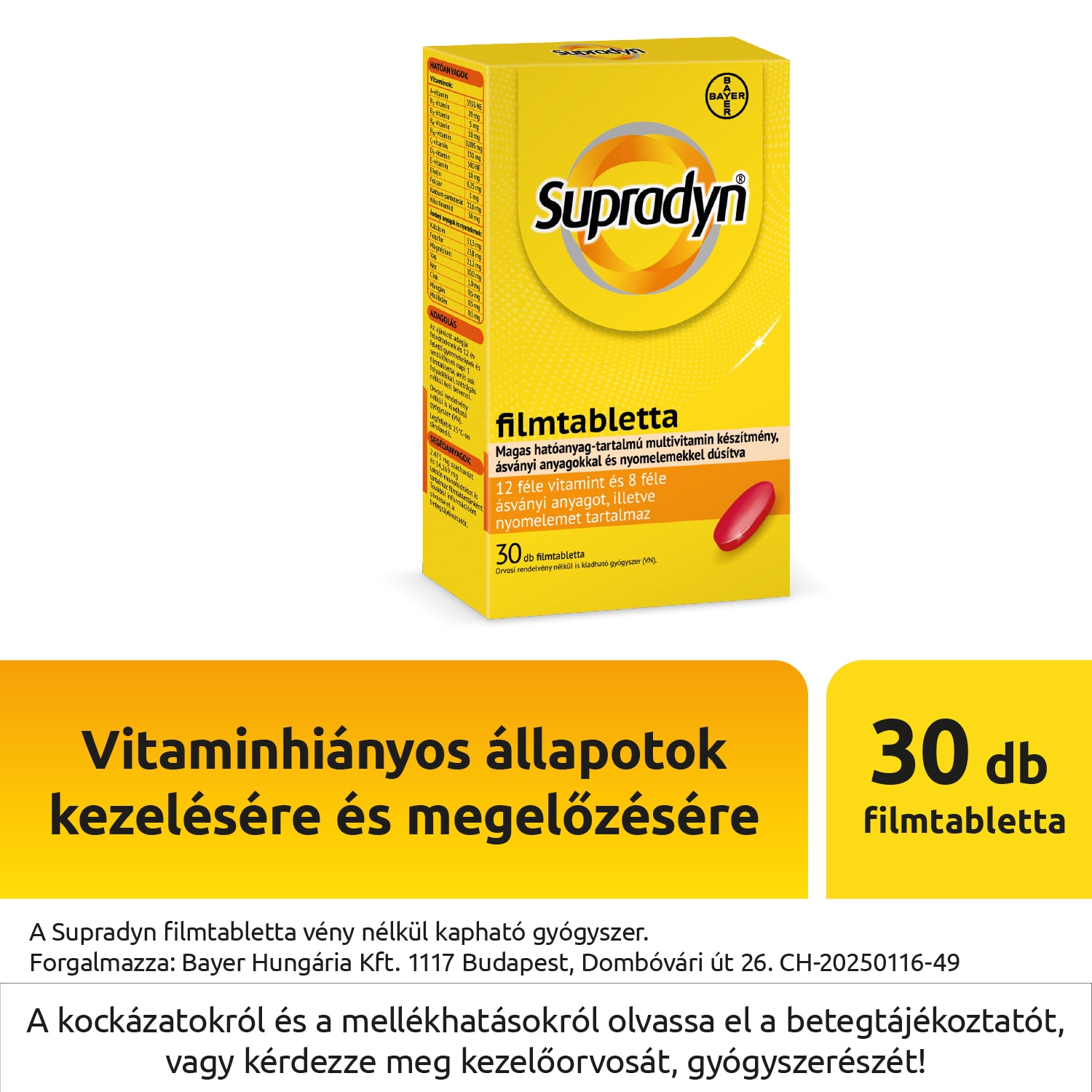 Supradyn filmtabletta